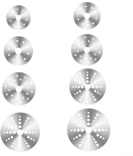 WIIYENA Plaque d'adaptation en acier inoxydable pour cuisinière à induction 12,3 cm, 13 cm, 13,8 cm, 14,8 cm, 16,5 cm, 18 cm (13 cm)