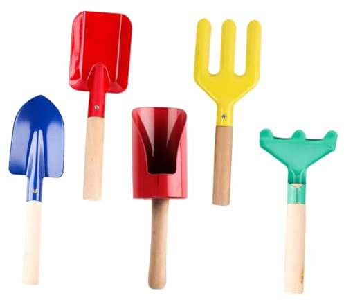 MOBUTOFU 5piezas Rastrillos Agrícolas Horquillas para Plantar De Trabajo Herramientas De Jardinería Suministros para Plantar El Jardín