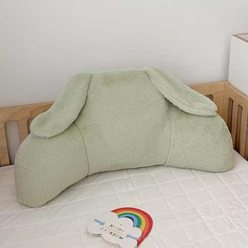 Rückenkissen, Kissen zum Sitzen, Flauschiges Fellkissen, Gaming-Lendenwirbelstütze, Sofa-Stützrücken mit Armlehne