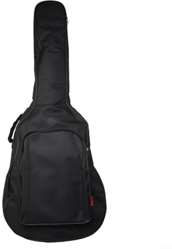Wenyouya Wasserdichte gepolsterte Gitarrentasche für 104 cm (41 Zoll) klassische Akustikgitarren, verschleißfestes Oxford-Gewebe außen und weiches, glattes Futter (schwarz)