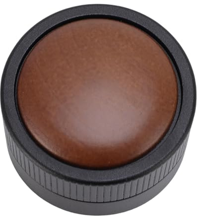 Hamwesh Distributore di caffè, Design Adattivo Alla gravità, Costruzione in Acciaio Inossidabile, Materiale in Legno di Noce, Strumenti Per Baristi, Per Uso Domestico nel Bar (51MM)