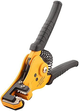 Pinza Spelafili Automatica Strumento Spelafili Professionale per Elettricisti con Canali di Dimensioni Multiple da 0,9 mm a 5,5 mm per Lavori di Cablaggio Elettrico Materiale in
