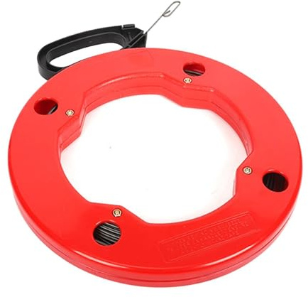 Tractor de Cables de Acero | Pasacables para Espacios Estrechos Detrás de la Pared - Útiles para Instalaciones Eléctricas | para Conductos Eléctricos, Pladur, Techos, Apartamentos, Granjas, Reformas