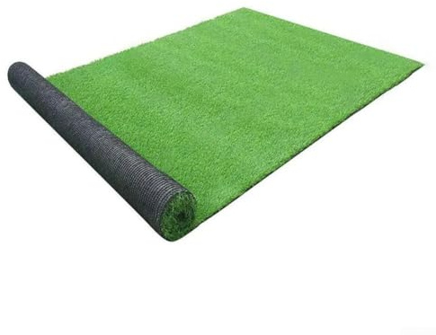 Kunstrasen, 1 x 2 m dicker Kunstrasen, für Garten, Terrasse, Spielplatz, UV-beständig, pflegeleichter grüner Teppich (1 x 2 m)