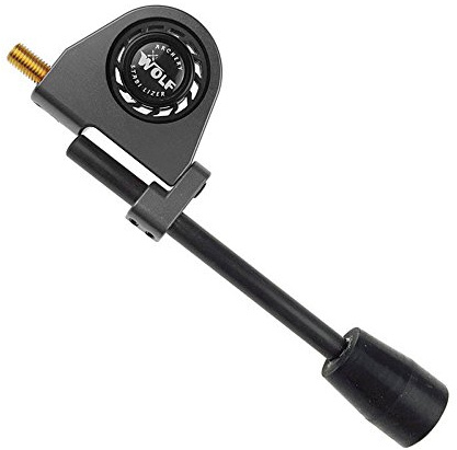 SHARROW Bogen String Stop Stabilisator Bogensehnen Vibrations Dämpfer Schalldämpfer(schwarz)