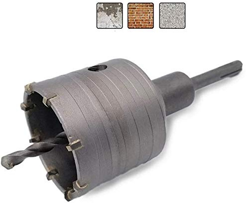 Wall Hole Saw Diameter 68 mm Drill Bit, APlus 110mm SDS Plus Adapter + Tungsten Carbide Tipped TCT Core Drill