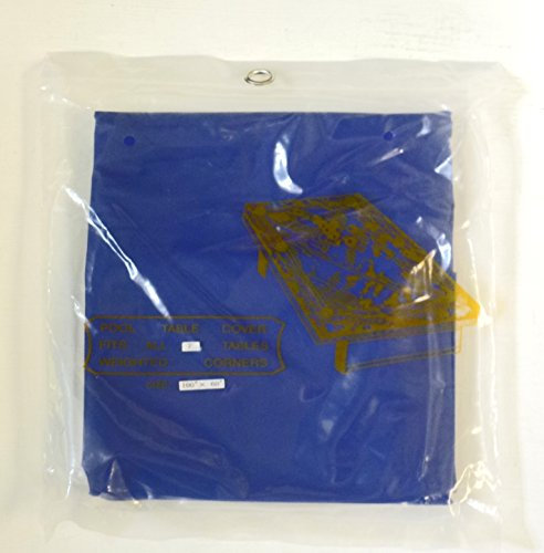 SGL 7FT BLUE WEIGHTED POOL TABLE COVER**