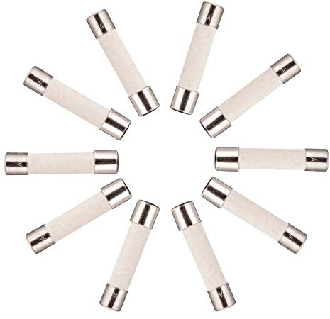 BOJACK T20A250V 6x30 mm 20 A 250 V langsam schmelzen Keramik sicherungen 20 Ampere 250 Volt 0,24 x 1,18 Zoll Keramikrohr-Zeitverzögerungs sicherungen (Packung mit 20 Stück)