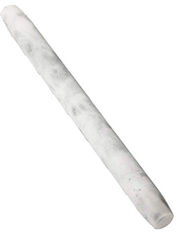 JLCP 25Cm Home Marmor Nudelholz, Mühe Sparen Verschleißfest Antihaft Rolling Pin Für Pizza/Pasta/Pie Crust/Cookie/Fondant Icing,Grau