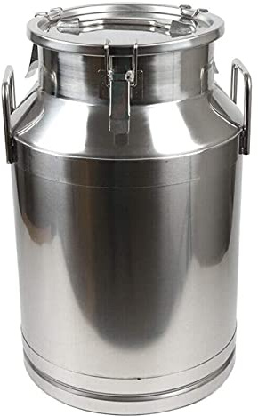 Edelstahl Milchtransportdosen Edelstahl Milchkanne 20L / 30L / 40L / 50L / 60L,50L/13.3 Gallon