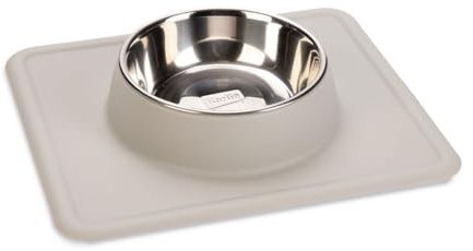 Karlie Silikon INOX Napf Dex 350 ml Weiss