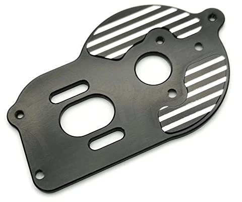 Transmission Motor Mount Plate for Losi Mini-T 2.0 LOS212017 Aluminum Black
