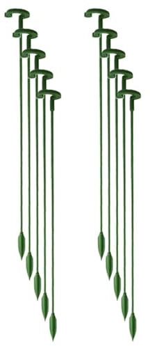 Gartenstecker Pflanzstab Stütze hoch | Indoor Outdoor Pflanzenpfosten - Gartenstecker Stangen, Verbindungsrohre, Pflanzkäfig Stützringe für Tomaten, Bohnen, Gemüse