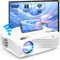 4K Supported 20000 Lux 5G WiFi Projector - Native 1080P Full HD, 300 Display Multimedia Home Cinema, Compatible With Smartphone/Tablet/Laptop/PC/TV Stick