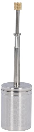 Fockety Cafetière et théière, presse en acier inoxydable réutilisable, passoire à thé en métal, extraction complète, pratique et efficace, pour la maison et le bureau