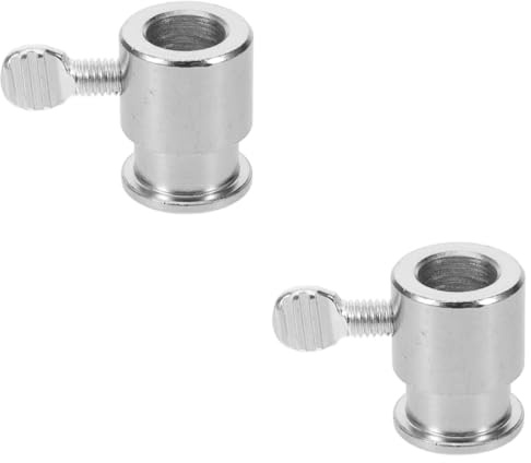 UTHCLO 2st Zubehör Wiederverwendbare Spuckstopper Drehspießwaage Rotisserie-grill Spießstangenstopper Rotisserie-spießstangenstopp Stabile Spuckstopper Grill-set Eisen Verchromt Silver