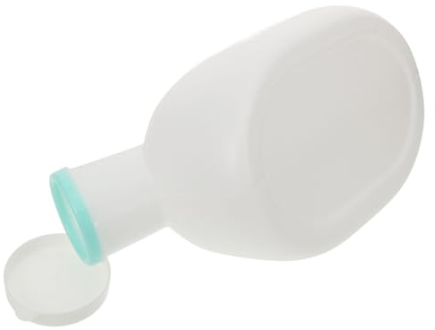Veemoon Botella de Urinario Masculino 2000ml Tapa, Urinario Grande de Plástico Portátil para Hombre, Uso Médico y Hospitalario, Adecuado para Viajes y Pacientes, Diseño Ergonómico