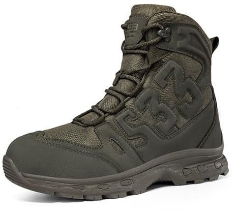 Botines de los hombres militares tácticos botas de combate transpirable desierto botas, verde, 39 EU