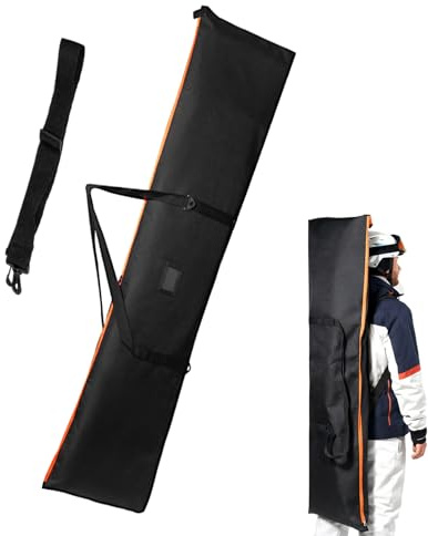 Wisylizv Professionell snowboardväska med vadderad axelrem - vattentät 600D PVC-förvaringsfodral | tåligt, lätt vikt snowboard skydd för ungdomar och vuxna