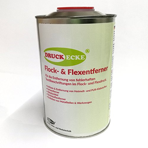 Druckecke Flock- & Flexentferner Inhalt 1kg Industrieprodukt (Grundpreis 54,95 € / 1 KG)