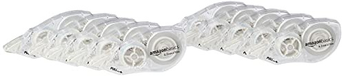 Amazon Basics Correttore a nastro, 4,2 mm x 10 m, confezione da 10