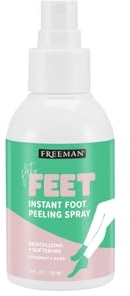 Freeman Flirty Feet, Instant Foot Peeling Spray, Coconut + Aloe, 4 fl oz 118 ml , Beauty
