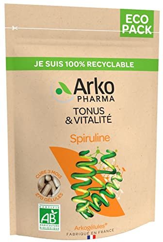Arkopharma Arkogélules spiruline bio Éco pack 270 gélules