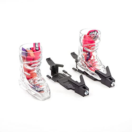 Deggelbam World Neuheit 2er-Set Schnapsgläser in Skiform mit Bindung. Der absolute Hingucker auf jeder Apres-Ski-Party. Perfekt als Geburtstagsgeschenk oder einfach nur weil 4cl schwarz