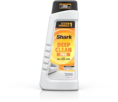 Shark CarpetXpert Deep Clean Pro Formula for Upright & Portable Carpet Cleaners, All Carpets, Upholstery & Area Rugs, Eliminates Tough Pet Messes and Odors, 48 Oz, EXCM48