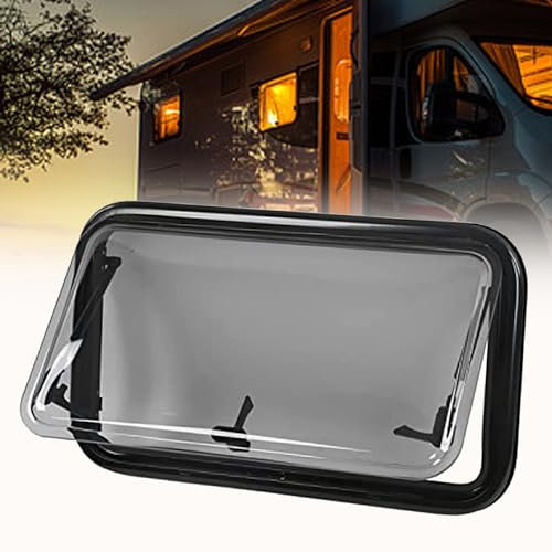 YMAOMAO Wohnmobilfenster Ausstellfenster Seitenfenster Dachluke Dachfenster Dachhaube Mit Kurbel Für Rv Scharnier Push-Out Vent Hatch Ersatz,1100 * 550mm