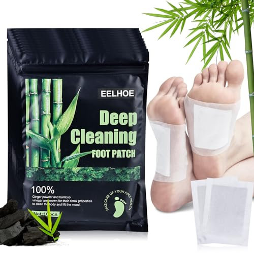 Entgiftungspflaster Füße, 100 Stück Detox Fußpflaster Entgiftung, Deep Cleansing Foot Pads, Natürliche Entgiftungsfußpflastern, Detox Pflaster Original, Fußpflegepads Für Stressabbau & Tiefschlaf