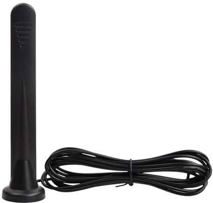 Antenna 5G LTE Mimo SMA Maschio Connettore 12DBI Omnidirezionale 600-6000 MHz, Impermeabile Antenna a Ventosa con Base Magnetica 3M Cavo,3G/4G/GSM/GPRS/Wi-Fi Universale