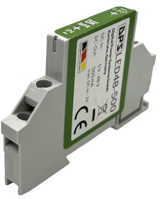 DPS - DC DC Wandler Hutschiene Din Rail Ultradünn 8.8mm Buck Step Down (LED48-500)