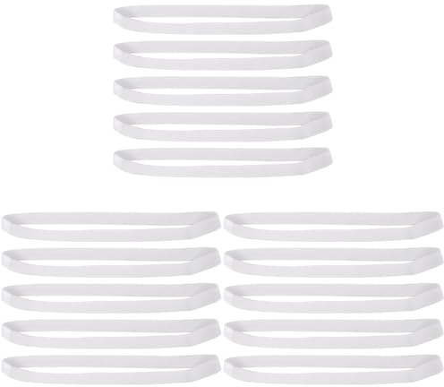 FRCOLOR 15 Stück Haarband Herren Haarband Jungs Elastische Sport Stirnband Sport Hair Band Damen Dünn für Yoga Fußball Joggen