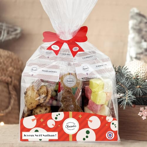 Je personnalise ma box dégustation avec mon texte - Coffret chocolat personnalisé cadeau noel Pâques Anniversaire Saint valentin Maîtresse - Chocolat personnalisable