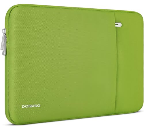 DOMISO Laptop Case Sleeve 17.3 inch Protective Laptop Carrying Case Bag Water-Resistant Notebook Accessories for HP Pavilion Envy 17/Dell IdeaPad/MSI/LG Gram/ASUS/Razer Blade Pro 17,Light Green