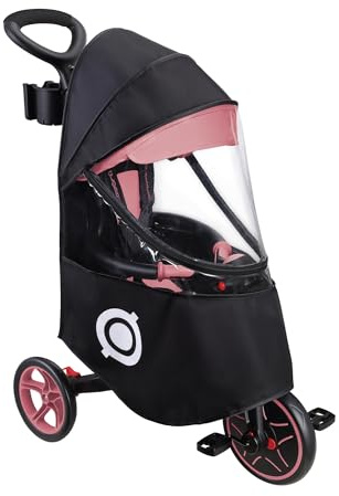 Globber Regenschutz für Dreirad Explorer 4 EN1 – Schwarz