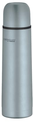 THERMOcafé TC EVERYDAY Thermosflasche 0,50 l, 12 h heiß, ice blue mat | 24 h kalt, mit Trinkbecher, auslaufsicher, Edelstahl-Trinkflasche für Kaffee & Tee, ideal für Büro & unterwegs, hellblau
