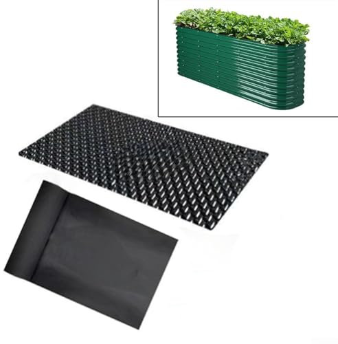 Accessori per fioriere, strato geotessile e base a prova di perdite, accessori per piantare scatole in metallo per un giardinaggio urbano efficiente