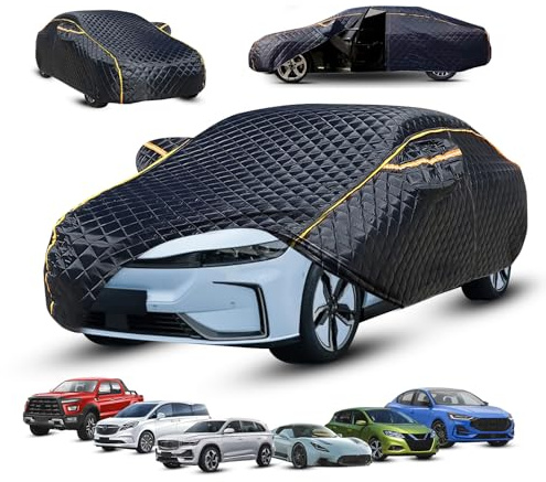 Autoabdeckung gegen Hagel Für Tesla Model S Plaid, Hagelschutzplane Auto, Hagelabdeckung Outdoor Hagelschutz,Abdeckplane Wasserdicht Autoabdeckung Sonnenschutz-Vx199