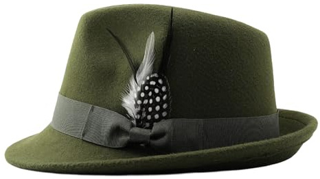 Generisch Oktoberfest Hüte | Festival Kopfbedeckungen für Herren | Eleganter Filzhut für Erwachsene Bierfest Traditionelle Aktivitäten Foto