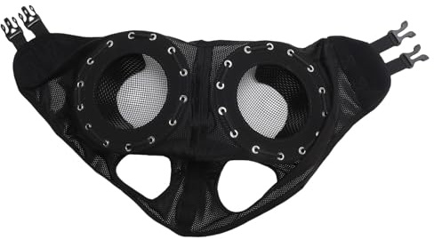 TARSHYRY Gafas de Carreras de Caballos Red Protectora a Prueba de a Prueba de Viento Cubierta para Ojos de Caballo para Suministros de Arnés Diseño de Malla Transpirable Ligera y
