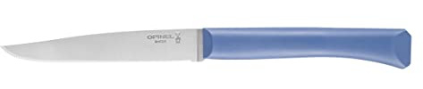 Opinel Bon Appetit+ Tafelmesser - Sandvik Stahl 12C27 - rostfrei - Mikrozahnung - blauer Polymergriff