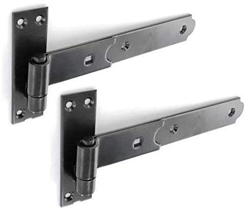 Merriway® BH07425 - Bisagras para puerta (400 mm, 2 unidades), color negro