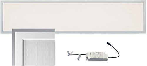 ChiliTec LED Licht-Panel Deckenleuchte für das Büro 30x120cm 3000K 40W 3750lm UGR16 Warmweiß