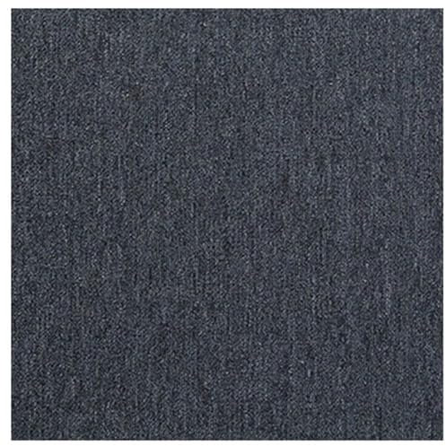 20PCS Carpet Tiles 5m2 Box Heavy Duty Carpet Floor Tiles Non-Slip Interior Floor Tiles 50X50cm for Flooring Home Office Living Room Bedroom Commercial Apartment (Black)