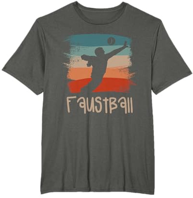 Retro Vintager Faustball Faustballspieler T-Shirt