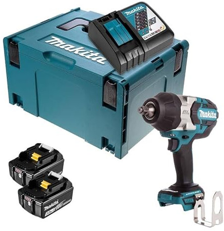 Makita DTW1002RFJ Schlagschrauber, 18 V, 1000 Nm, 1/2 Zoll (2 x 3,0 Ah) aus Makpac