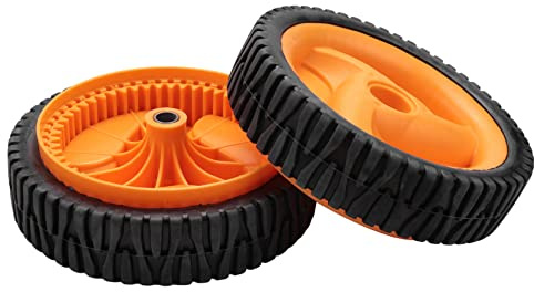 Nudiuhis Confezione da 2 ruote per tosaerba Husqvarnaa 5324025-67, 5324029-36, 532402567, 532402936