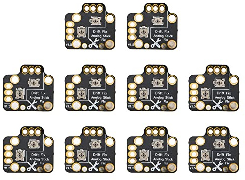 10pcs Analog Stick Drift Fix Mod, pour PS4 pour PS5 pour Xbox One pour Xbox S X Gamepad Poignée de Jeu Joystick Drift Repair Board, Pièces de Réparation de Contrôleur
